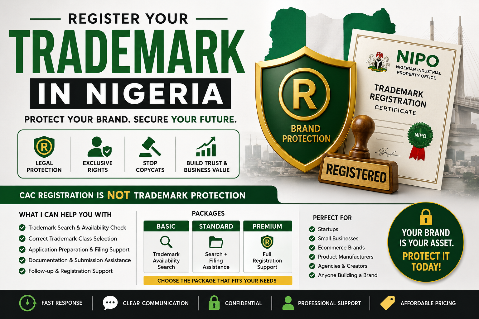 Register Your Trademark in Nigeria | Protect Your Brand Name, Logo etc