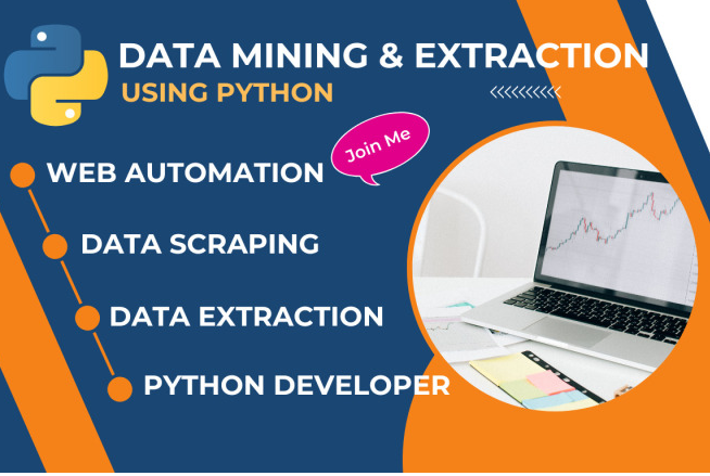 I will do web scraping, data extraction, and automation in python