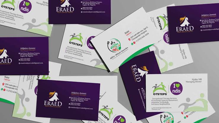 I will design and print a professional complimentary business card for